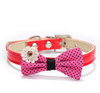 High Quality Leather Bow Tie Collar Kitten Cat